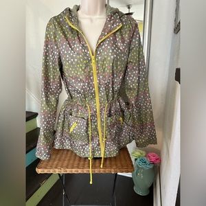 Cute Mossimo Rain Coat with hood.  Size M